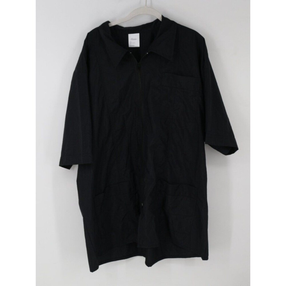 Diane Barber Jacket – Salon Cover Up with Zipper and Pockets XX-Large, Black